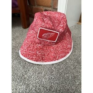 Detroit Red Wings x National Coney Island Bucket Hat Idegy 2018 Stadium Giveaway